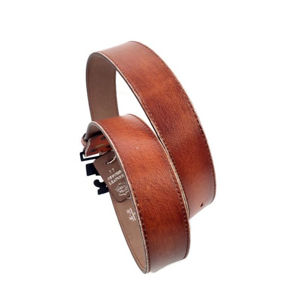 Rust Brown studded buckle with interchangeable leather distressed strap. - Picture 3 of 5